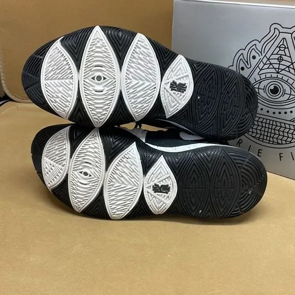 Nike Kyrle 5 Basketball Black/White Unisex Sneakers Shoes - Picture 4 of 7
